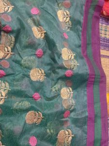 Purple 💜 Tissue Cloth With Shawl