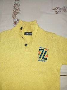 Yellow Knit Sweater
