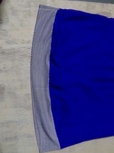 1 Sleeve Open Blue Top