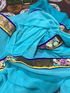 Georgette Saree No Exchange Return Accepted