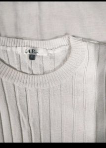 white ribbed crop top