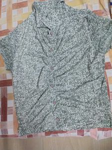 Stylish Olive Print Top