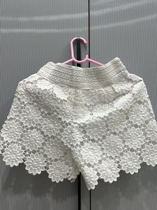 Cute White Lace Shorts