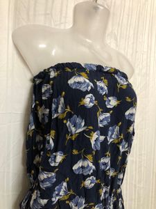 Blue Printed Jumpsuits