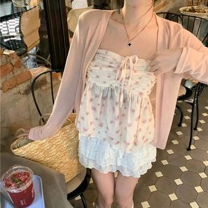 Floral Ruffle Cami Top