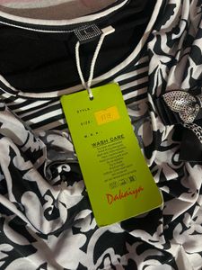 Black &amp; White Butterfly Top(I Don’t Get Profit)