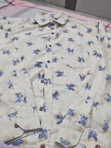 Floral Print Short Sleeve Shirt