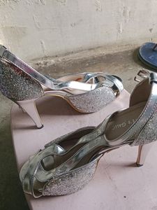 TOTE&#39;S GALLORE Stylish Silver Heel(39)
