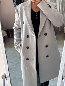 Gray Double-Breasted coats .NO NEGOTIATIONS