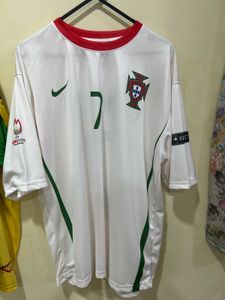 PORTUGAL 2008 euro away RONALDO FOOTBALL JERSEY