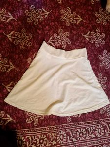 White Skater Tennis Skirt