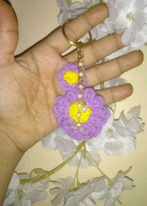 Beautiful 😱💞 Daisy Crochet Keychain