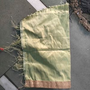 Pista Green Kurti Pent And Dupatta Set