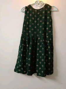 Green Sarara For Girls
