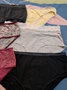 Pure Cotton  Panty  Padded  Imported  Fabric