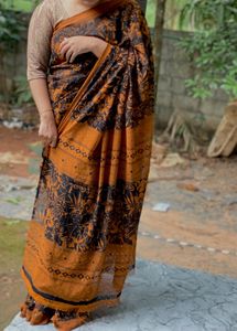 Elegant Floral Saree