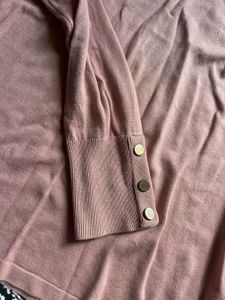 Peach Long Sleeve Sweater