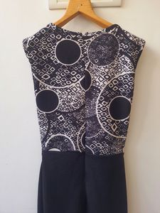 Patterned Sleeveless Dress