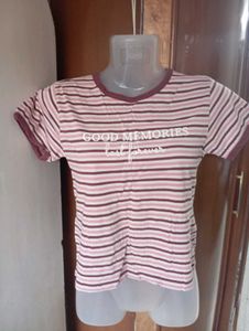 Striped Tee - Good Memories