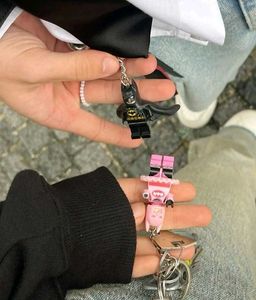 Batman Couple Lego keychains set