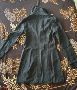 Stylish Black Trench Coat