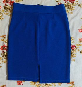Royal Blue Mini Skirt
