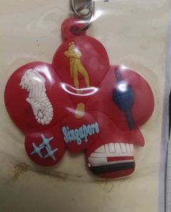 4 Singapore Souvenir Keychain