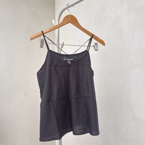 Black Strappy Tank Top