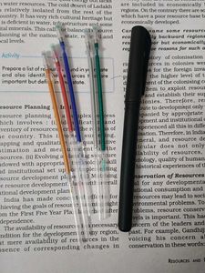 Black Ink Pen with Refill Cartridges