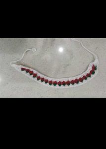 Handmade Crochet Strawberry Headband