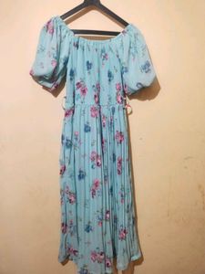 Floral Print Midi Dress XL size