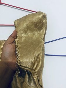 Premium Costly Golden Silk Stitched Blouse