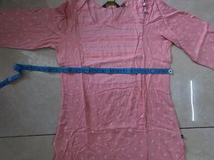 Pink Printed Kurta