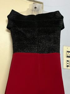 Pintrest Elegant maroon Evening Gown