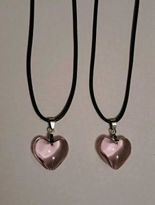Pink Heart Necklace