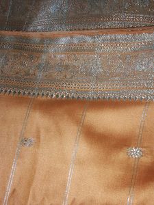 Silk SAREE ;yellow Colour