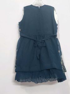 Embroidered party wear sharara dress