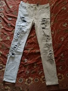 Fashionable White Jeans