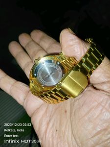 hmt Kanchan Automatic 21Jewels Golden Wrist Watch