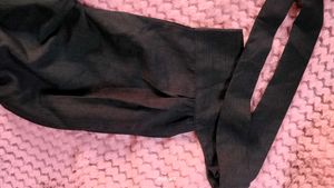 Sweetheart Neck Black Crop Top 🖤