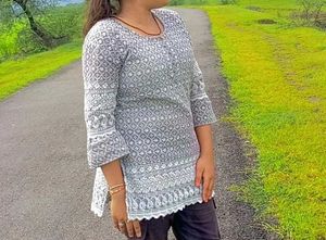 Embroidered Cotton Kurta