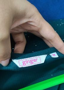 Ginger by lifestyle, Women A-line Green Dress