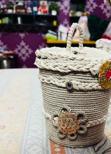 Rope Storage Box with Lid