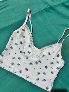 Lace Trimmed Cami Top