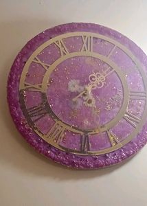 Costomised Resin Clock Your Favorite Colors