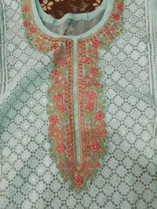 Elegant Embroidered Kurta Set
