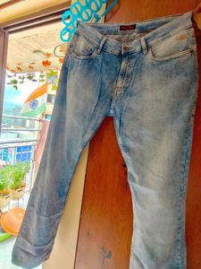 34 Inch Flying Machine Slim Tapered Blue Jeans