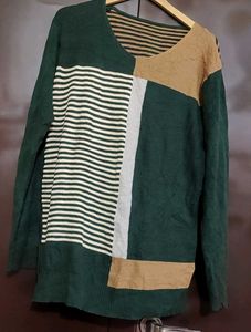 Multi Print Winter Sweatshirt For  40 Chest