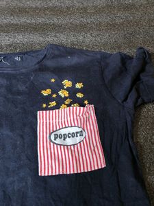 Cool Popcorn Graphic Tee