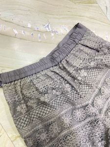 Chicken Net Wide Leg Plazo